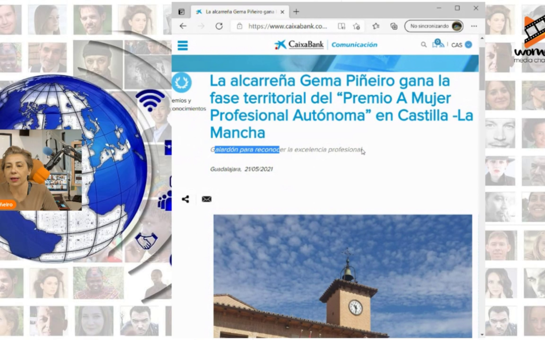 Gema Piñeiro gana la fase territorial del “Premio A Mujer Profesional Autónoma” en Castilla -La Mancha por WMC